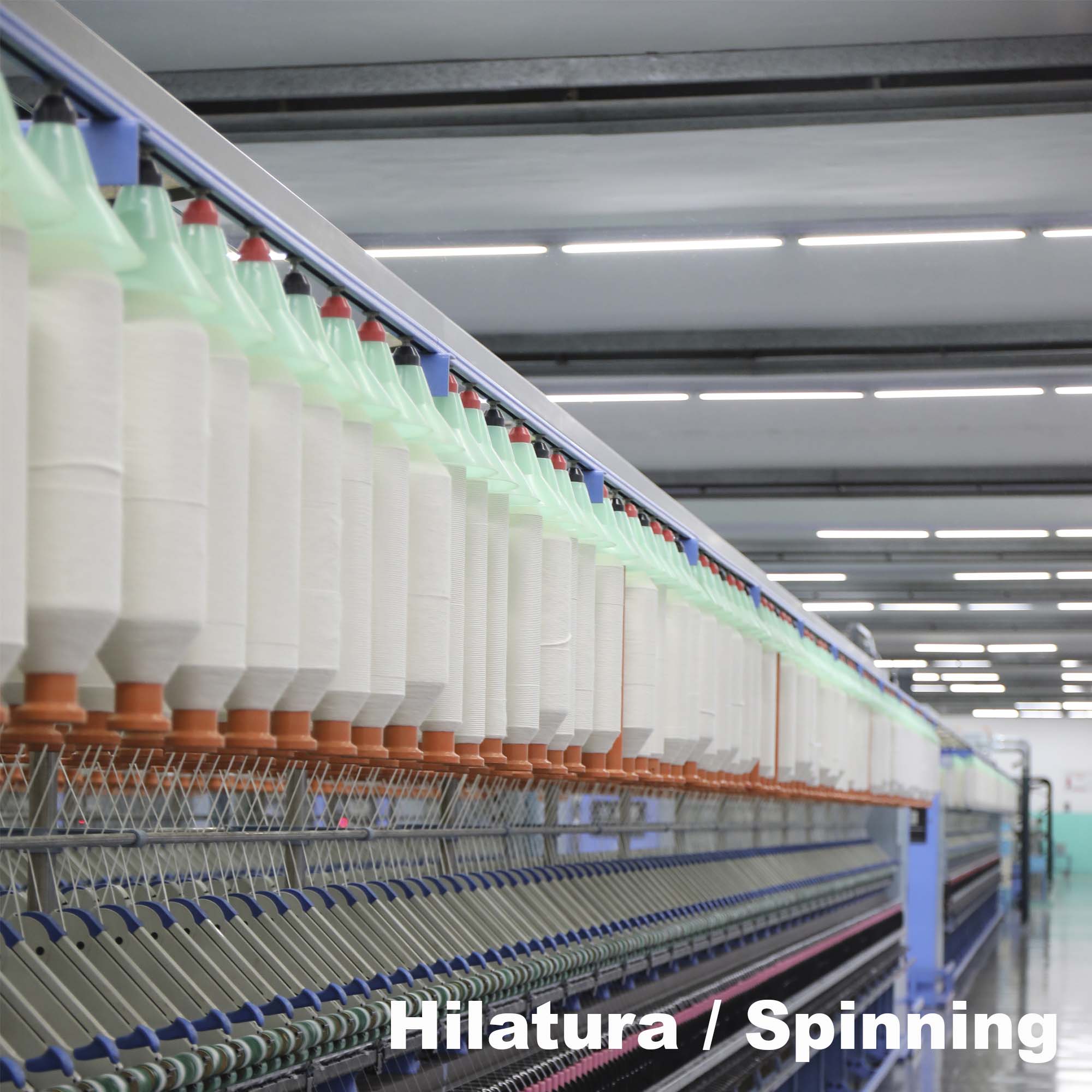 HILATURA de una fabrica de textiles